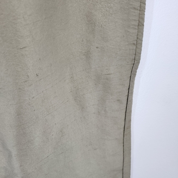 Mike & Tod Vintage Women's 100% Silk Lightweight Straight Leg Cargo Pants - L - Picture 6 of 8